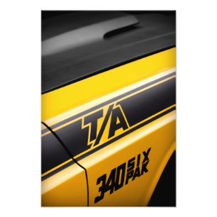 1970 Dodge Challenger T/A 340 Six Pak Photo Print