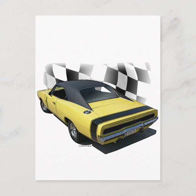 1970 Dodge Charger R/T Postcard (Front)