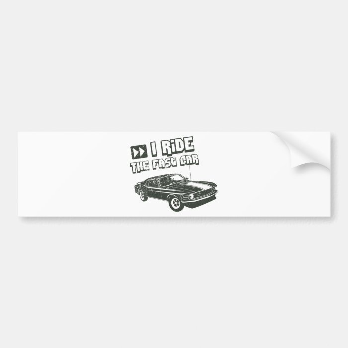 1970 Ford Mustang Mach 1 428 Bumper Stickers