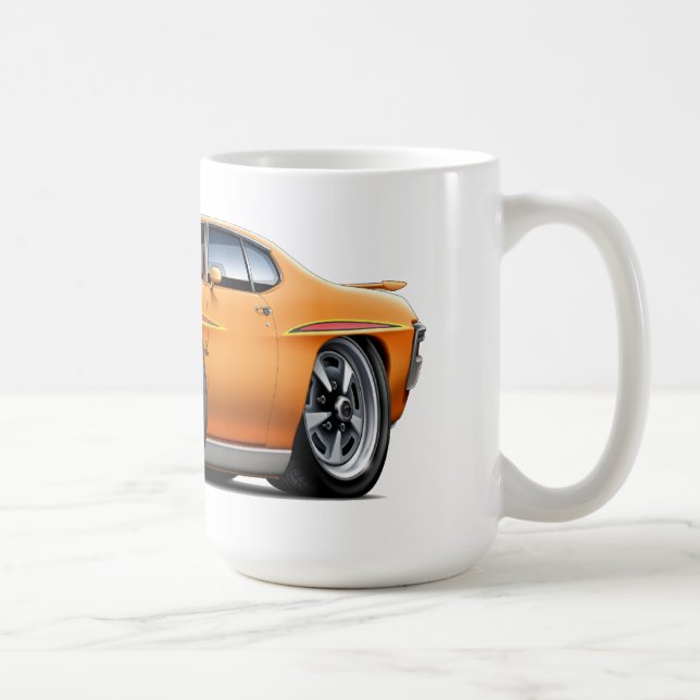 1970 GTO Judge Orange Car Coffee Mug (Right)