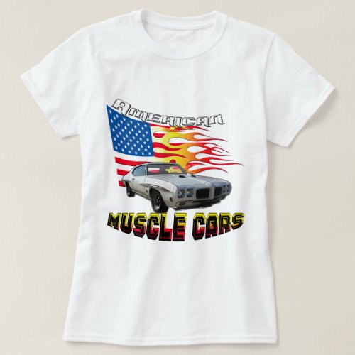 1970 GTO Muscle Car T-Shirt