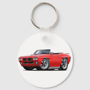 1970 GTO Red Convertible Keychain