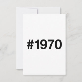 1970 Hashtag 56 birthday 56 years Thank You Card