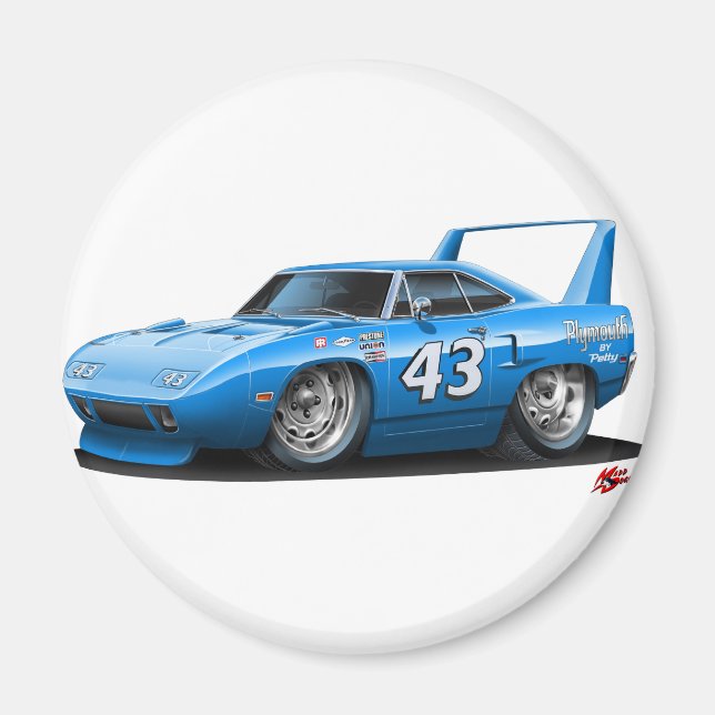 1970 Nascar Superbird Petty Magnet (Front)