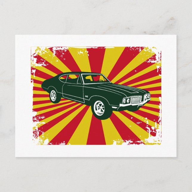 1970 Oldsmobile 442 Postcard (Front)