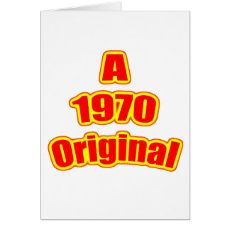 1970 Original Red Cards