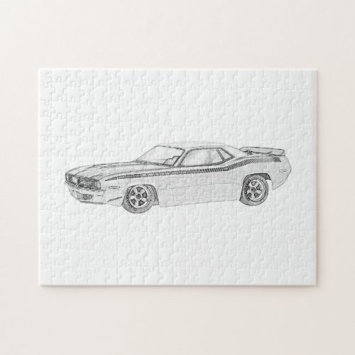 1970 Plymouth Barracuda Jigsaw Puzzle