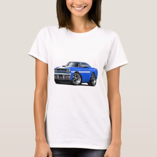 1970 Plymouth GTX Blue-White Car T-Shirt