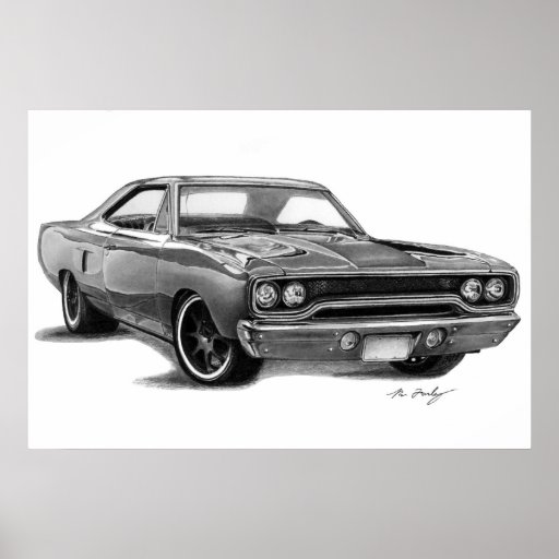 1970 Plymouth Road Runner Poster | Zazzle