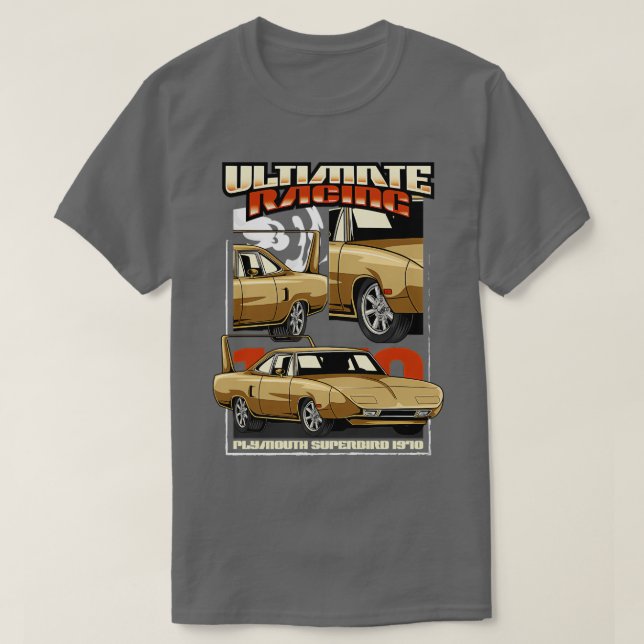 1970 Plymouth Superbird Muscle T-Shirt (Design Front)