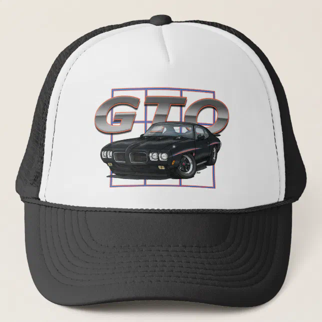 Gto Rapper Hat 1970 Pontiac GTO Trucker Hat | Zazzle