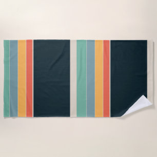 1970 retro Vintage vibes Beach Towel