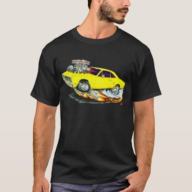 1970 Roadrunner Yellow Car T-Shirt (Front)
