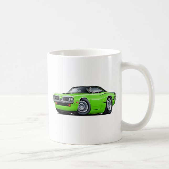 1970 Super Bee Lime-Black Top C-Stripe Coffee Mug (Right)