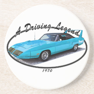1970 Superbird Blue Sandstone Coaster