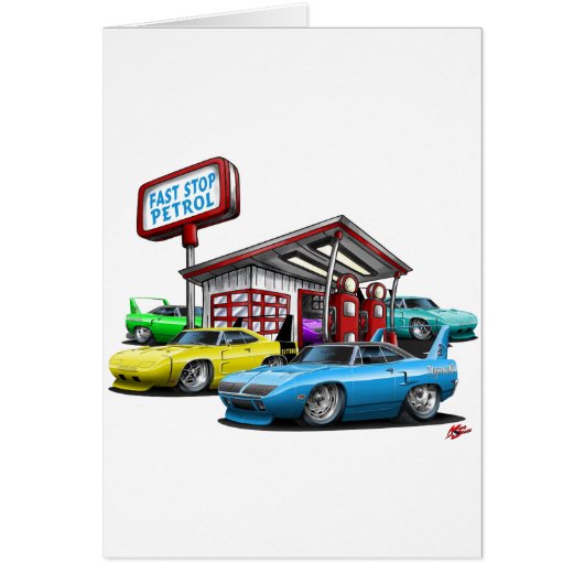 1970 Superbird Gas Station Cards (Front)