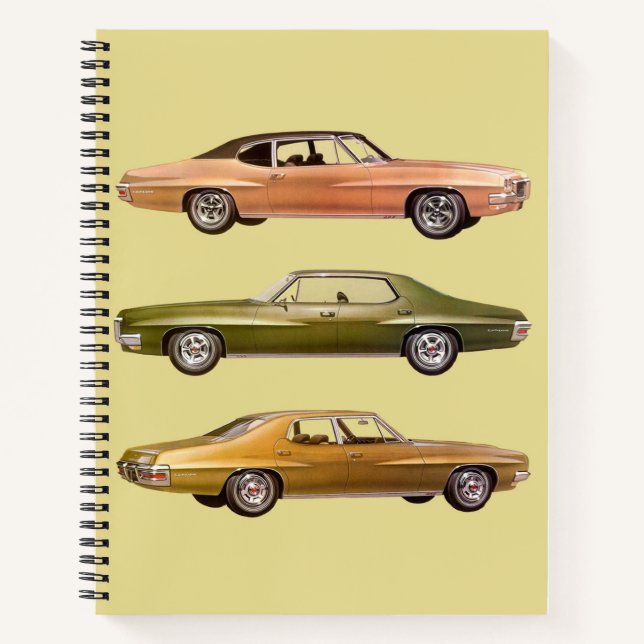 1970 three muscle cars notebook (Front)