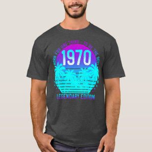 1970 Vintage 51st Birthday Aesthetic Sunset Palm 5 T-Shirt