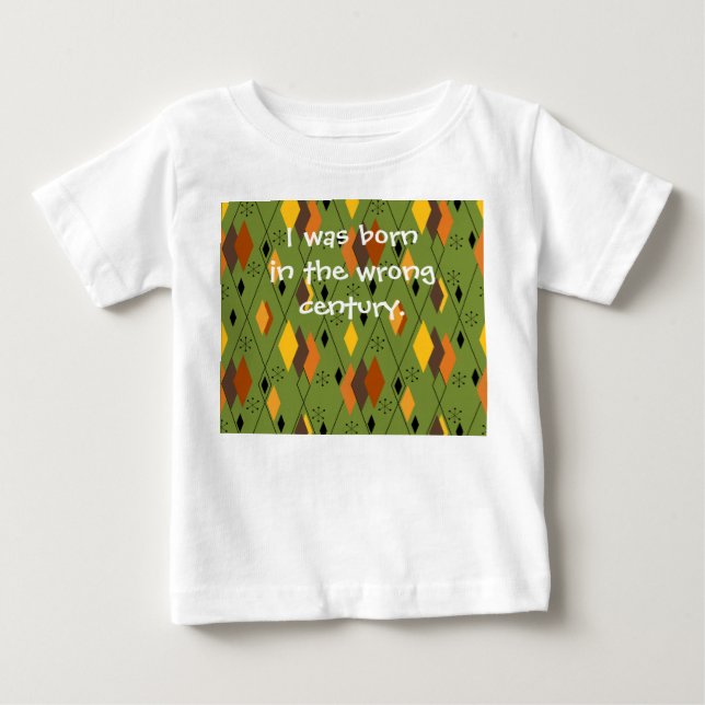 1970s Atomic Diamonds  Baby T-Shirt (Front)