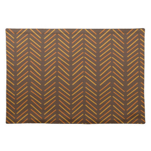 1970s Chevron Cloth Placemat