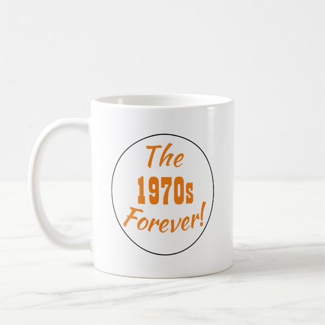 1970s Decade Retro Coffee Mug (Left)