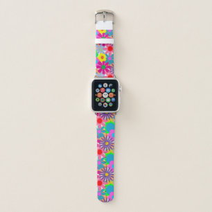 1970s Flower Power Apple Watch Band