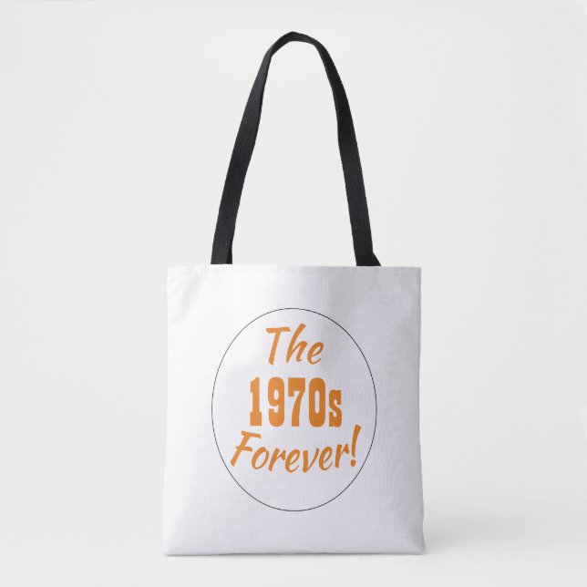1970s Forever Retro Tote Bag (Front)