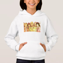 1970s Group of Men on a Cozy Long Sleeve White