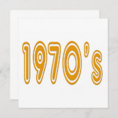 1970's in seventies style font (Front/Back)