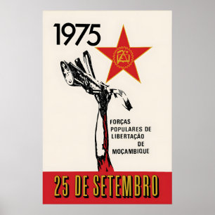 1970s Mozambique Liberation Propaganda Poster