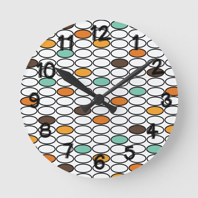1970s Ovals  Round Clock (Front)