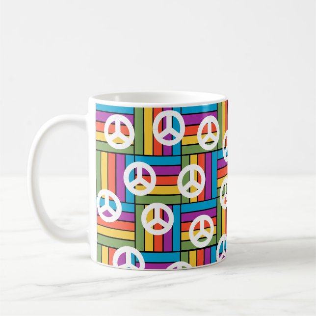 1970s Peace  Coffee Mug (Left)