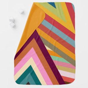 1970s Peaks  Baby Blanket