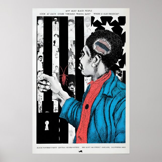 1970s  Poster Black Panther - Where is our (Front)