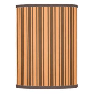 1970s retro brown candy stripes lamp shade