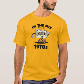 1970s Retro Mix Tape Cassette Tape - Tshirt