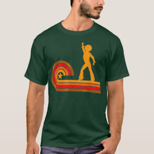 1970s Retro Style Disco Dancer Silhouette Disco T-Shirt