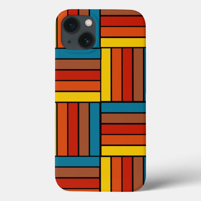 1970s Squares Case-Mate iPhone Case (Back)
