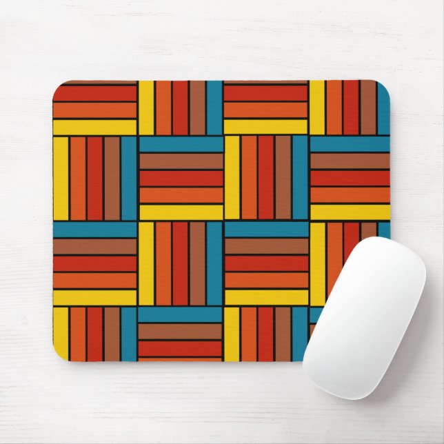 1970s Squares Mouse Pad (With Mouse)