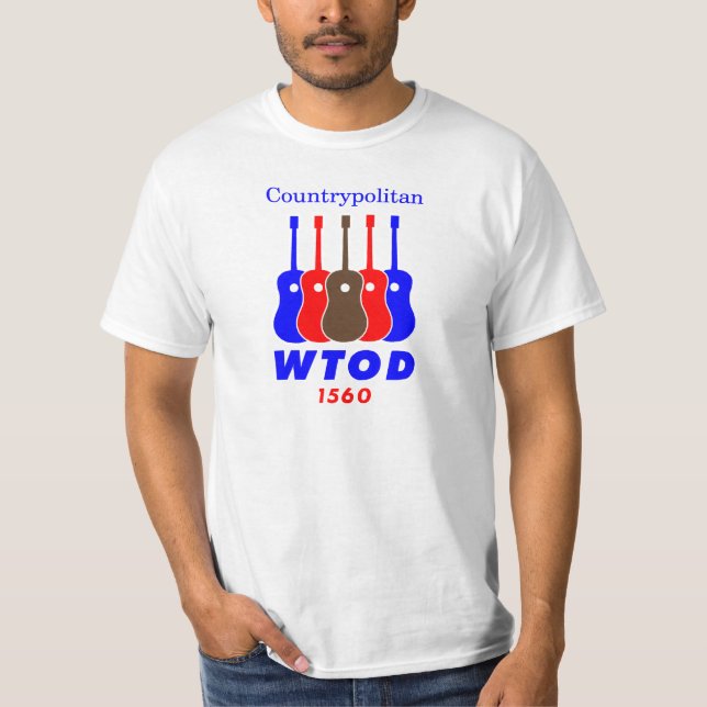 1970's WTOD 1560 AM Countrypolitan Radio T-Shirt (Front)