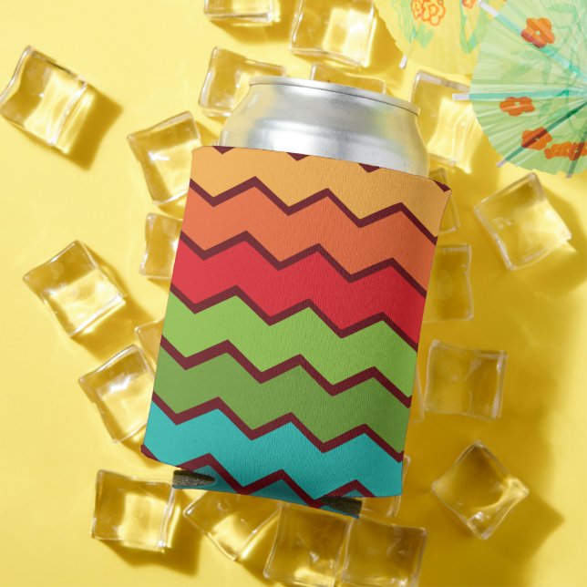 1970s Zigzag Can Cooler (In Situ Summer)