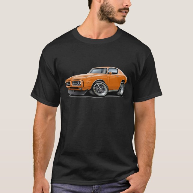 1971-72 Charger Orange Car T-Shirt (Front)