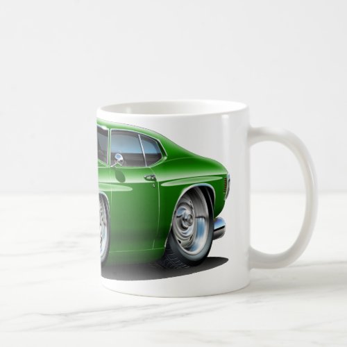 1971-72 Chevelle Green Car Coffee Mug