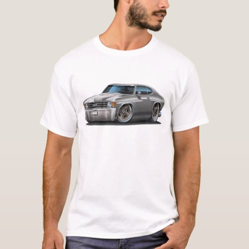 1971-72 Chevelle Grey-White Car T-Shirt