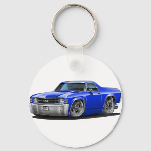 1971-72 El Camino Blue Truck Keychain