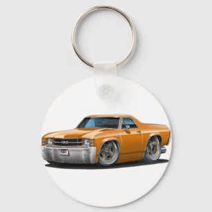 1971-72 El Camino Orange Truck Keychain