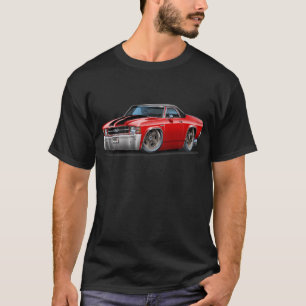 1971-72 El Camino Red-Black Truck T-Shirt