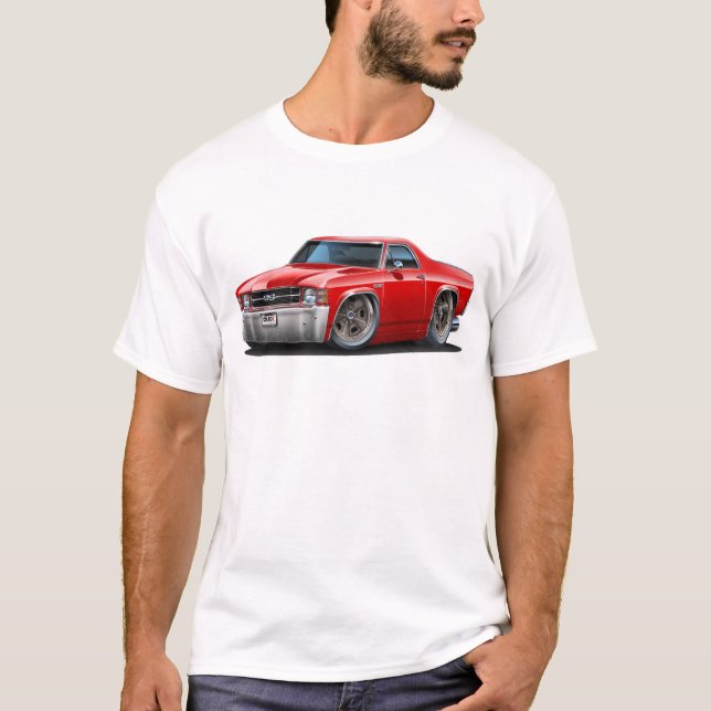 1971-72 El Camino Red Truck T-Shirt (Front)