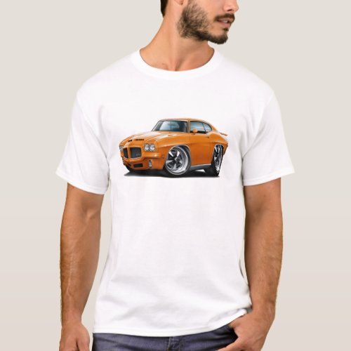 1971_72 GTO Orange Car T_Shirt