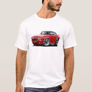 1971-72 GTO Red-Black Top Car
